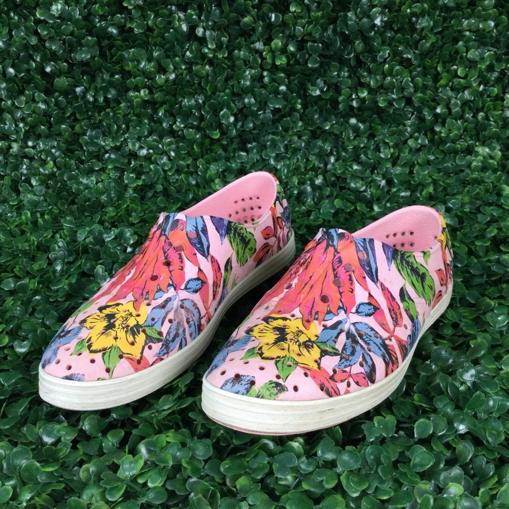Native sneakers Floral Slip-On Sneakers‎ womens size 7